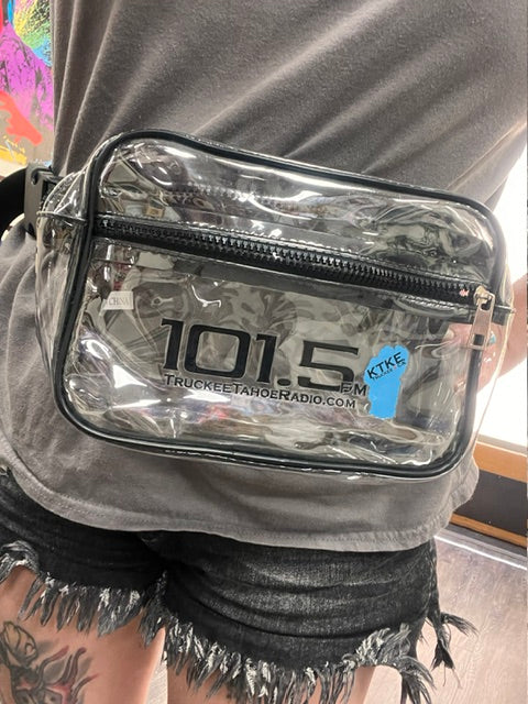 Stadium approved clear PVC Fanny Pack