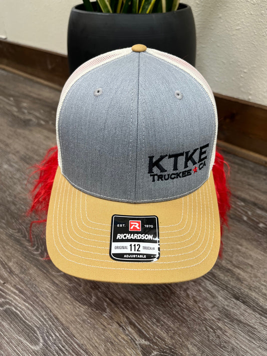 New KTKE logo Grey/Mustard hat